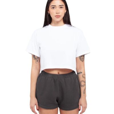 Women's Garment-Dye Fleece Shorts Thumbnail