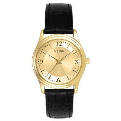 Bulova Ladies Corporate Classic Leather Band Thumbnail
