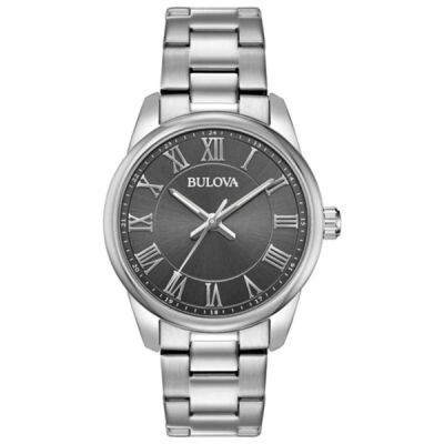 Bulova Corporate Classic Silver Band Thumbnail