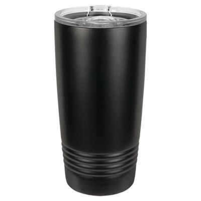 20 OZ FULL BLACK TUMBLER W/ SLIDER Thumbnail