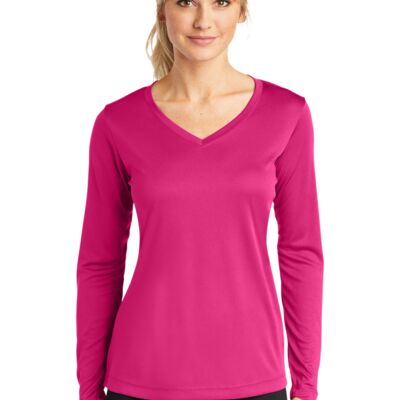 Ladies Long Sleeve V Neck Competitor™ Tee Thumbnail