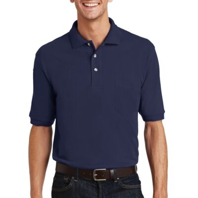 Pique Knit Polo with Pocket Thumbnail