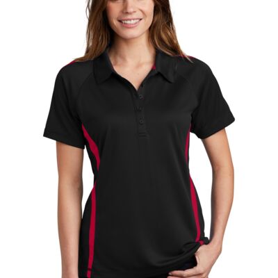 Ladies PosiCharge ™ Micro Mesh Colorblock Polo Thumbnail