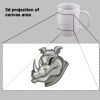 11 oz. Rhinocoat Mugs Thumbnail